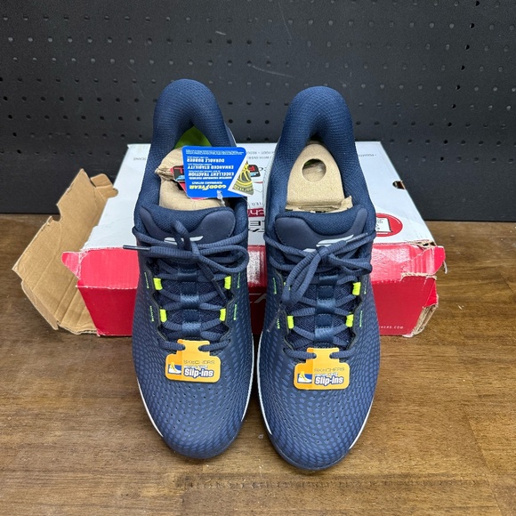 New W/ Box! Men's Skechers Pickleball Viper Court Reload Navy Sneakers Size 10 - Picture 3 of 5